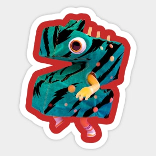 Alphabet Monster Z Sticker